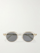 Zegna - Round-Frame Acetate Sunglasses