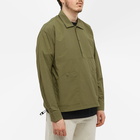 Uniform Bridge Men's Smock Overshirt in Olive