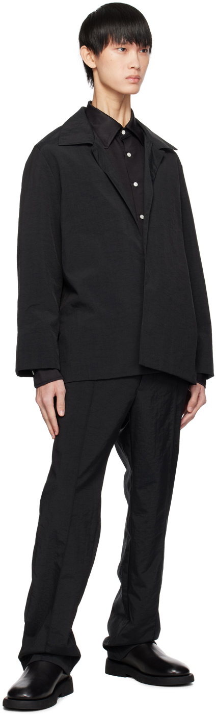 Factor's Black Button Up Shirt