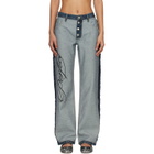 Marc Jacobs Blue Imperfectly Perfect Jeans