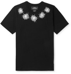 Neighborhood - Printed Cotton-Jersey T-Shirt - Black