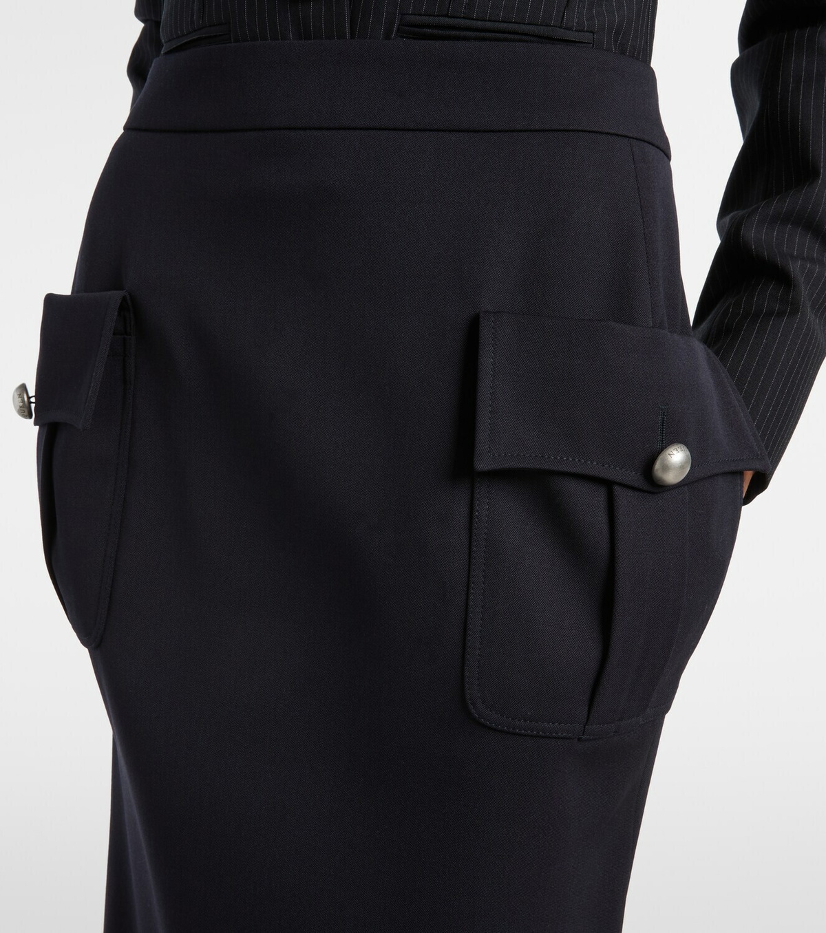 McQueen Wool pencil skirt
