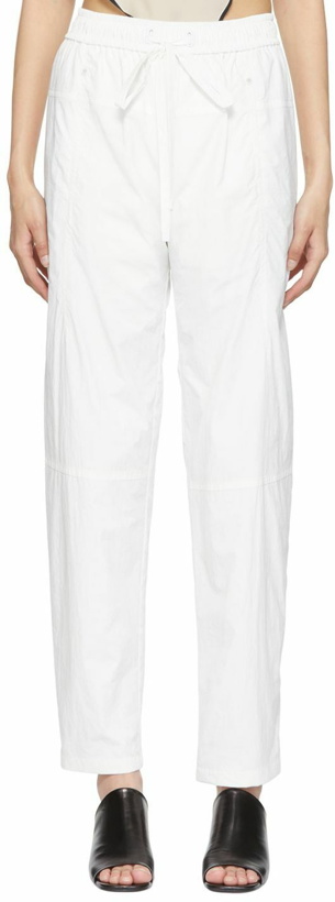 Photo: LOW CLASSIC White Nylon Lounge Pants