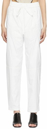 LOW CLASSIC White Nylon Lounge Pants