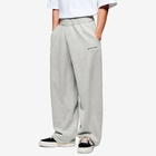 MKI Men's Mohair Blend Knit Wide Leg Joggers in Light Grey
