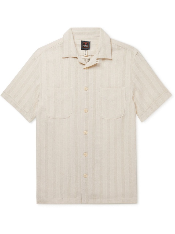 Photo: Chamula - Striped Organic Cotton Shirt - Neutrals