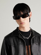 Balenciaga - Rectangular-Frame Acetate Sunglasses