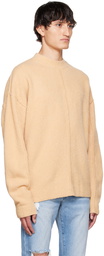 Axel Arigato Beige Fraction Sweater