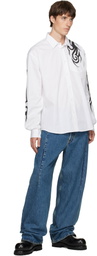 VETEMENTS White Graffiti Shirt