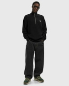 Calvin Klein Jeans LS EZ COTTON WAFFLE QUARTER ZIP Black Mens Half-Zip