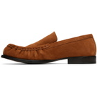 Dries Van Noten Tan Full Reverse Suede Calf Leather Loafers