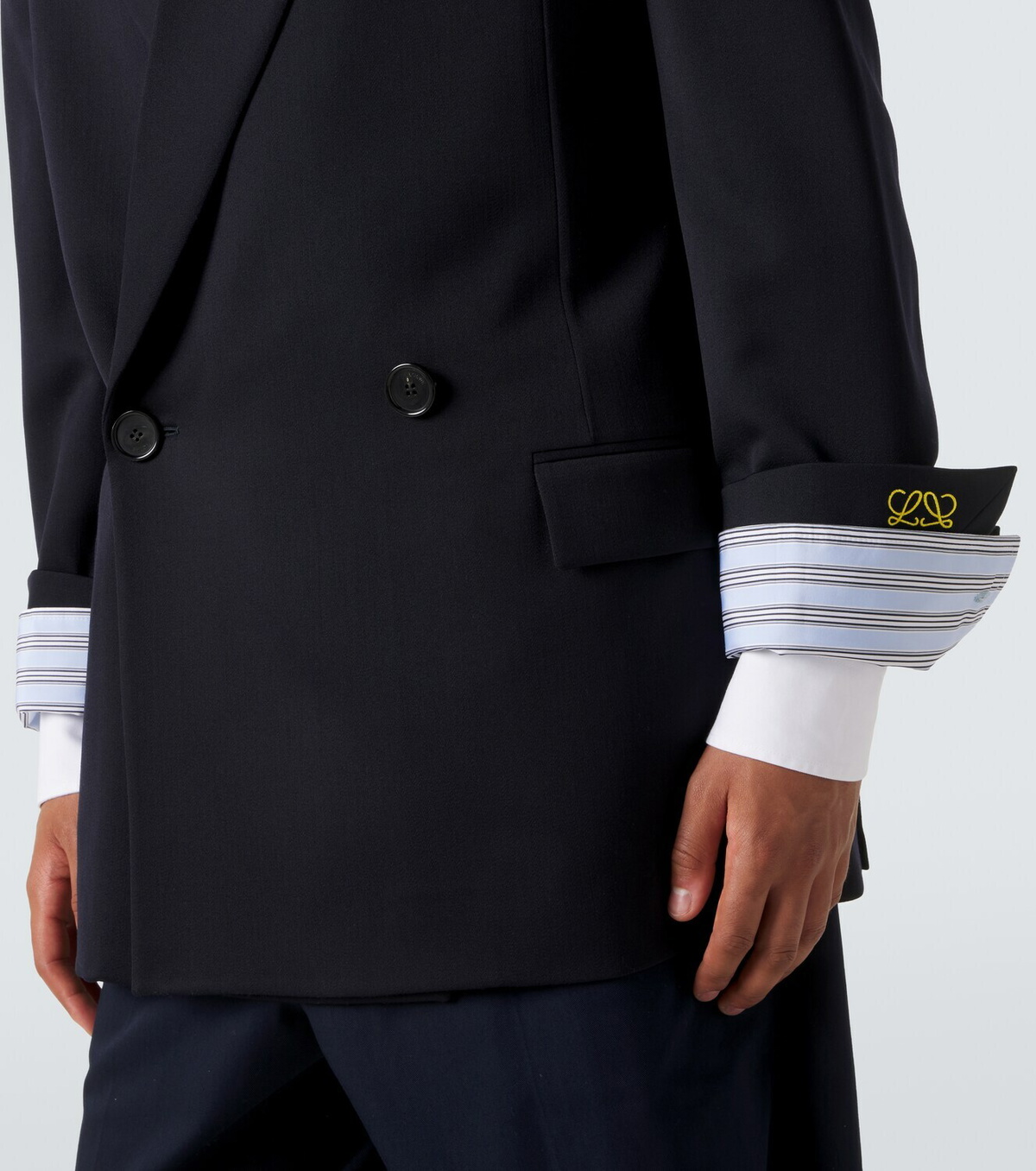 Loewe Double-breasted wool blazer
