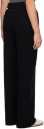 Golden Goose Black Wide-Leg Lounge Pants