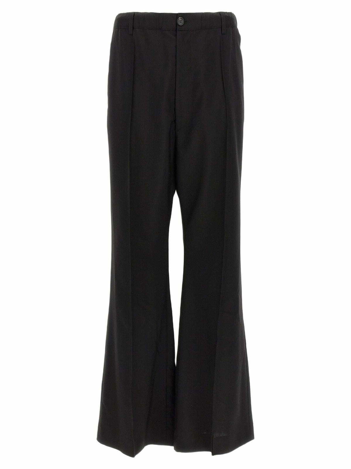 ボトムスその他 MARNI Women Pants PAMA0546SUTW839 Black Deep blue tropical wool trousers with Marni Mending | Marni