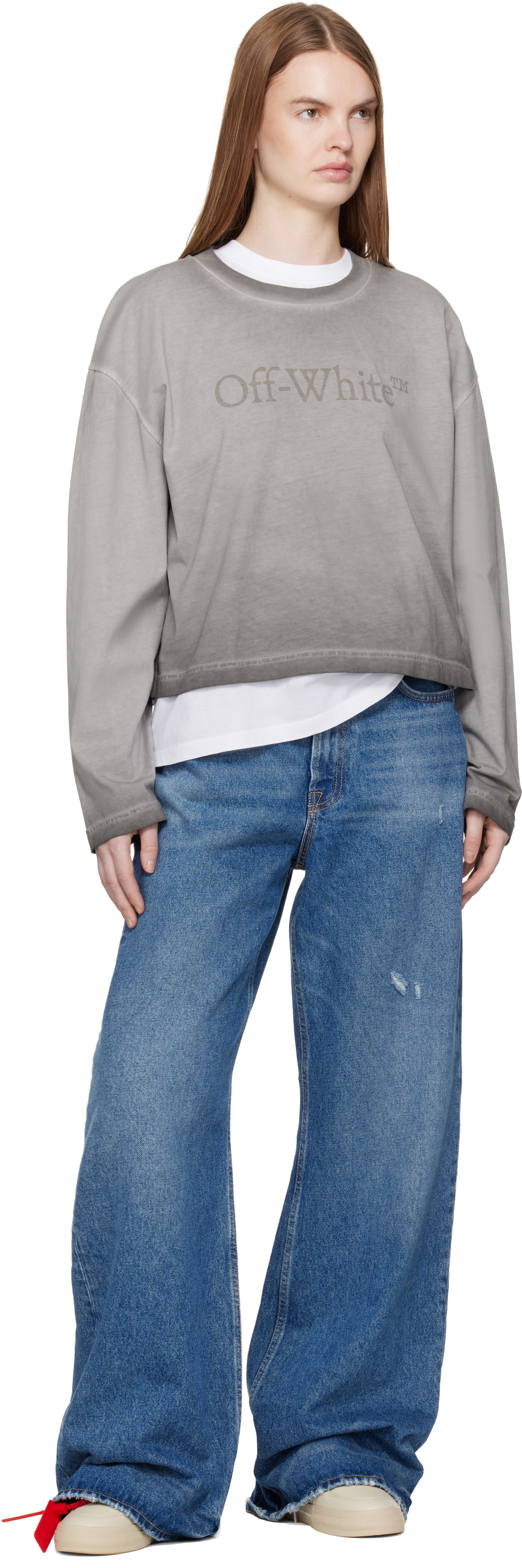 Off-White Beige Vulcanized Low Sneakers