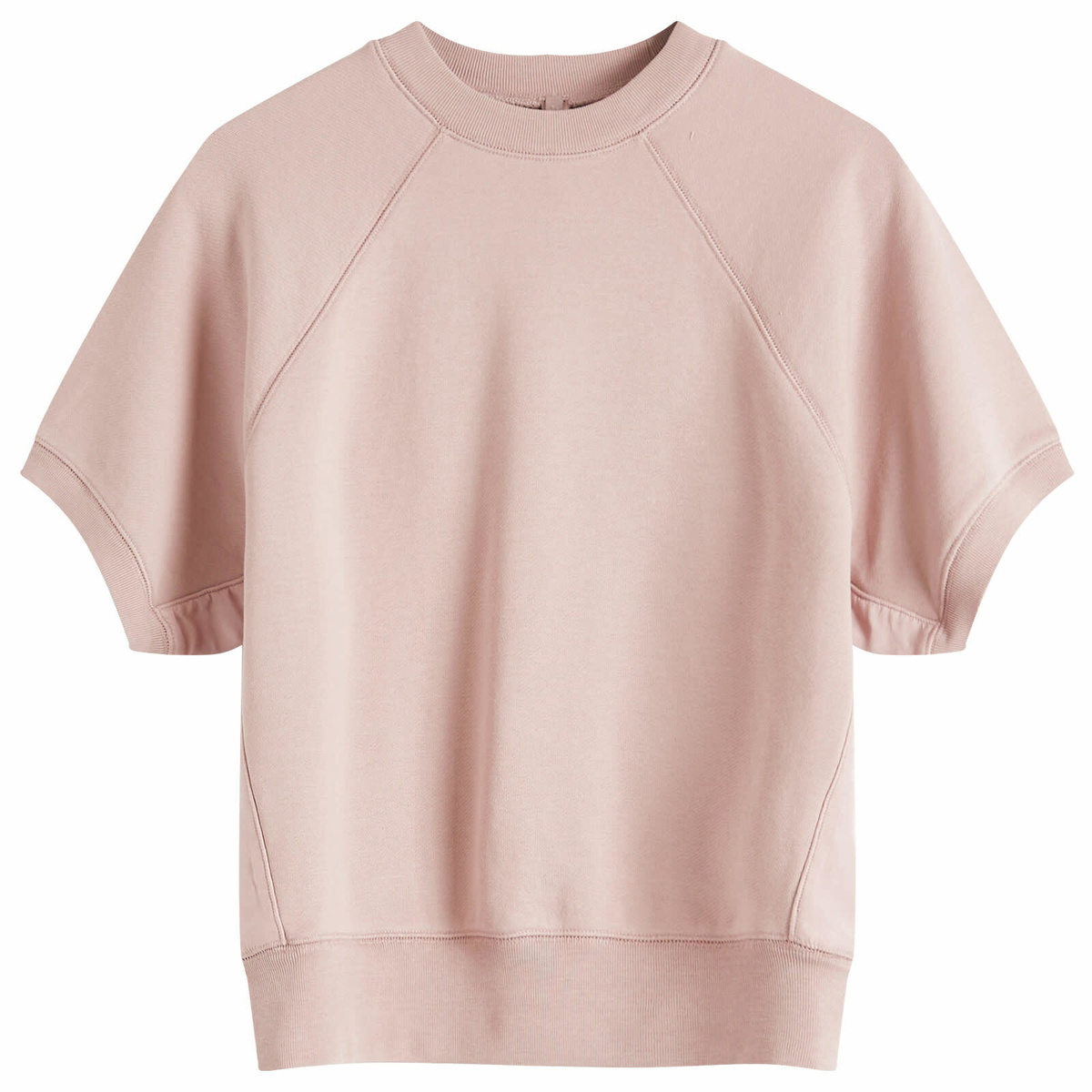SKIMS Women's Raglan Short Sleeve Sweatshirt in Fawn