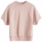 SKIMS Women's Raglan Short Sleeve Sweatshirt in Fawn