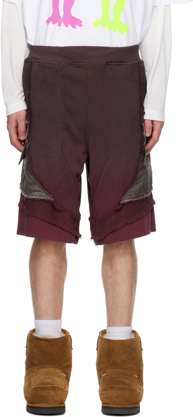 Photo: YAKU Burgundy Camo Magma Shorts