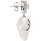 Jiwinaia White Pearl Earthling Earrings