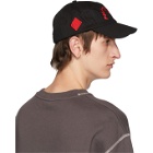 Polythene* Optics Black and Red Embroidered Logo Cap