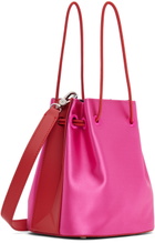 Medea Pink & Red Mini Bucket Bag