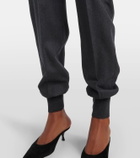 Stella McCartney Mid-rise wool tapered sweatpants