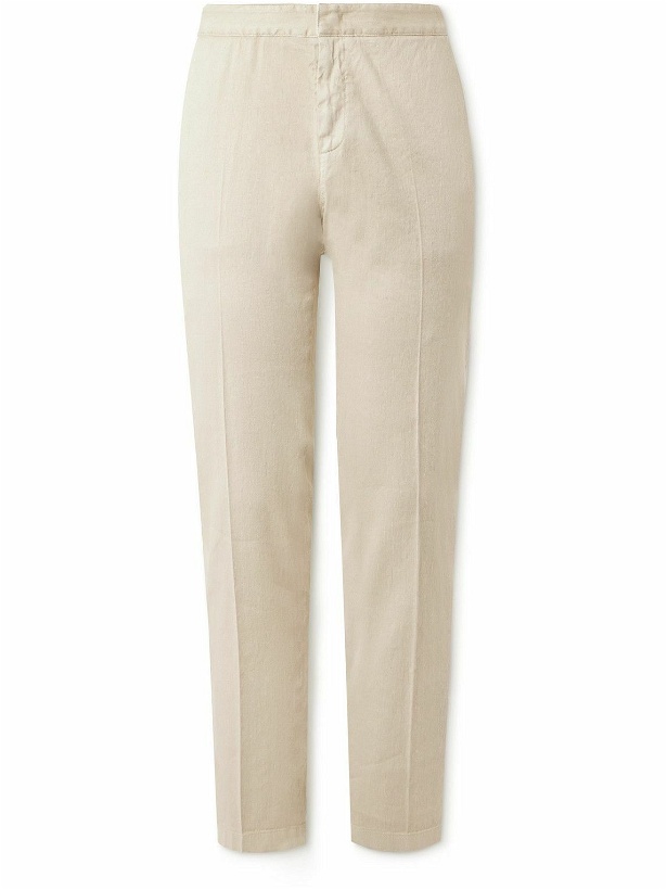 Photo: Loro Piana - Straight-Leg Linen-Blend Trousers - Neutrals