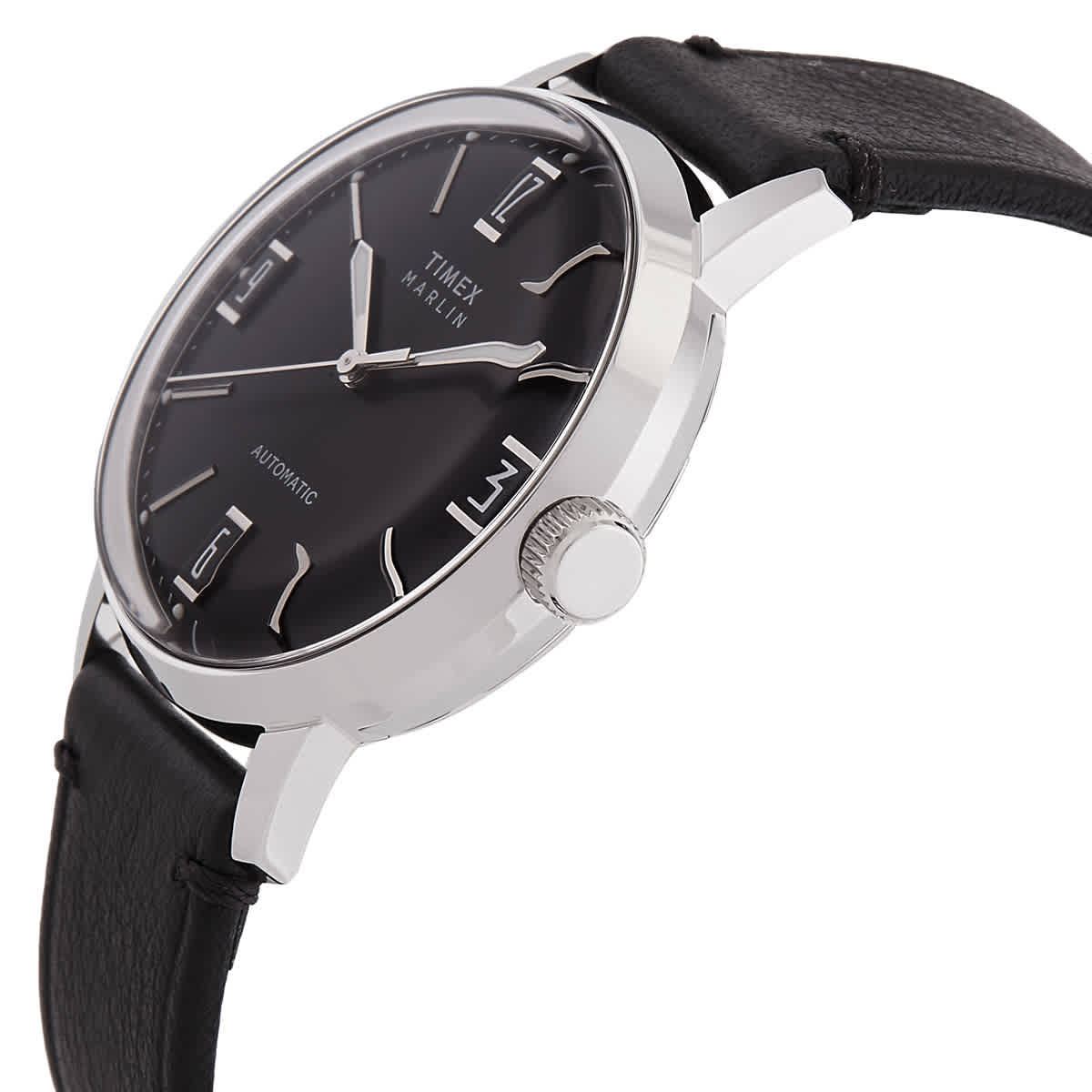 Timex Marlin Automatic Black Dial Mens Watch TW2W59700