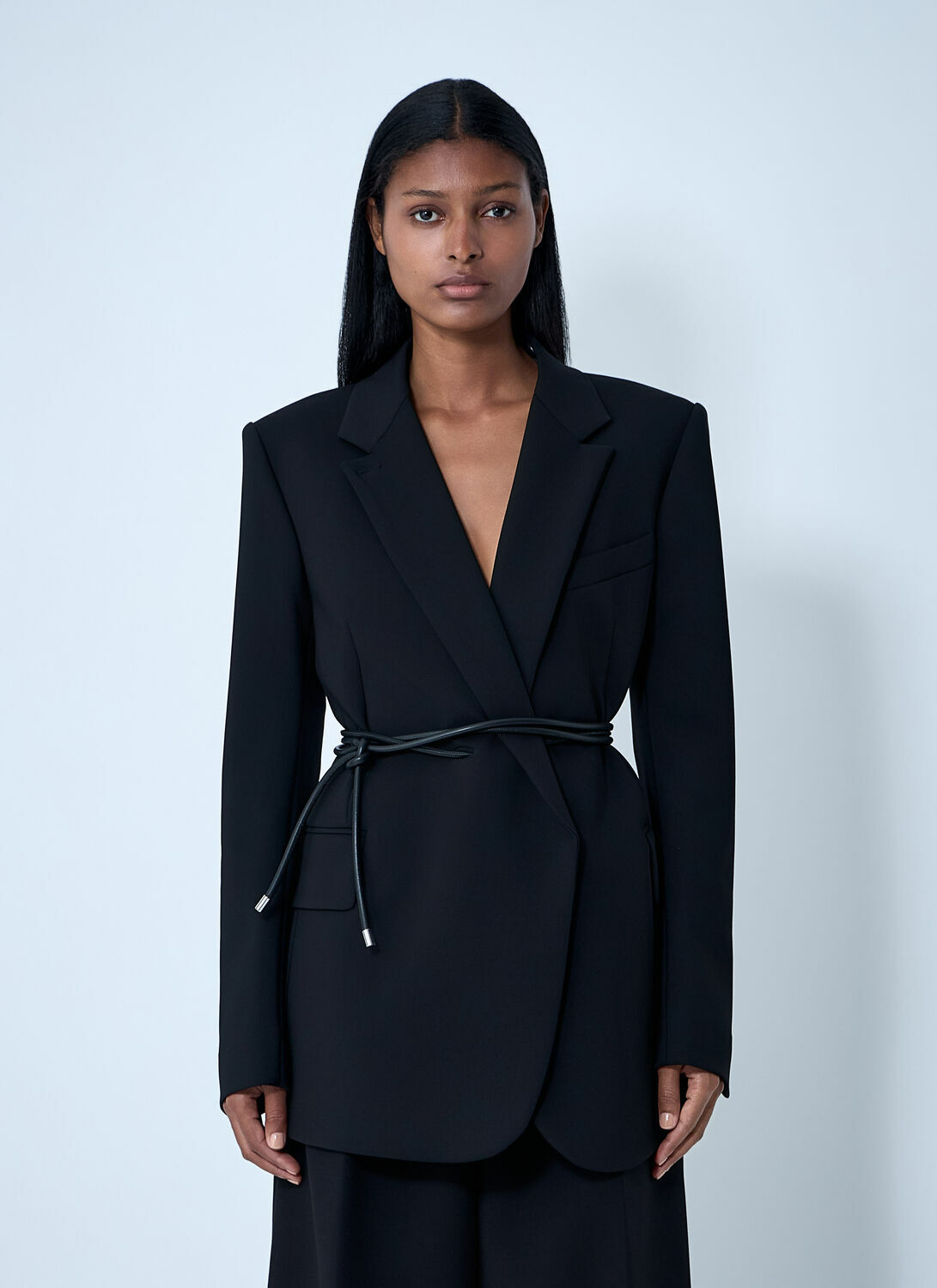 Sportmax Belted Single-Breasted Blazer