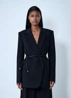 Sportmax Belted Single-Breasted Blazer