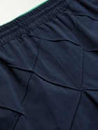 Bottega Veneta - Straight-Leg Short-Length Tech-Faille Swim Shorts - Blue