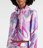 Pucci Foulard silk twill scarf