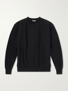 Auralee - Cotton-Jersey Sweatshirt - Black