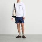 Palmes Men's Oval Tennis Shorts in Blue