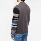 Paul Smith Men's Stripe Cardigan in Grey