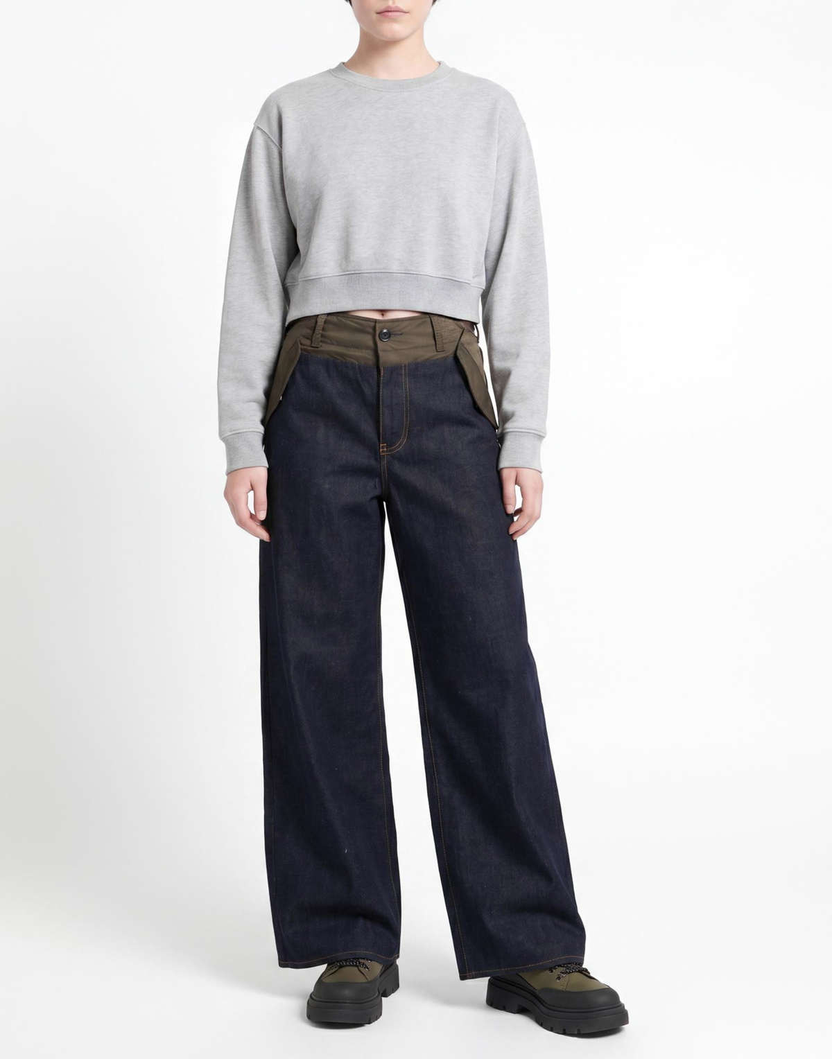 Sacai Womens Jeans in Blue