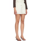 AGOLDE White Lydia Shorts