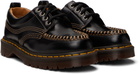 Dr. Martens Black Lowell Leather Moc Toe Derbys