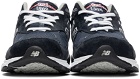 New Balance Navy Made In US 990v2 Sneakers