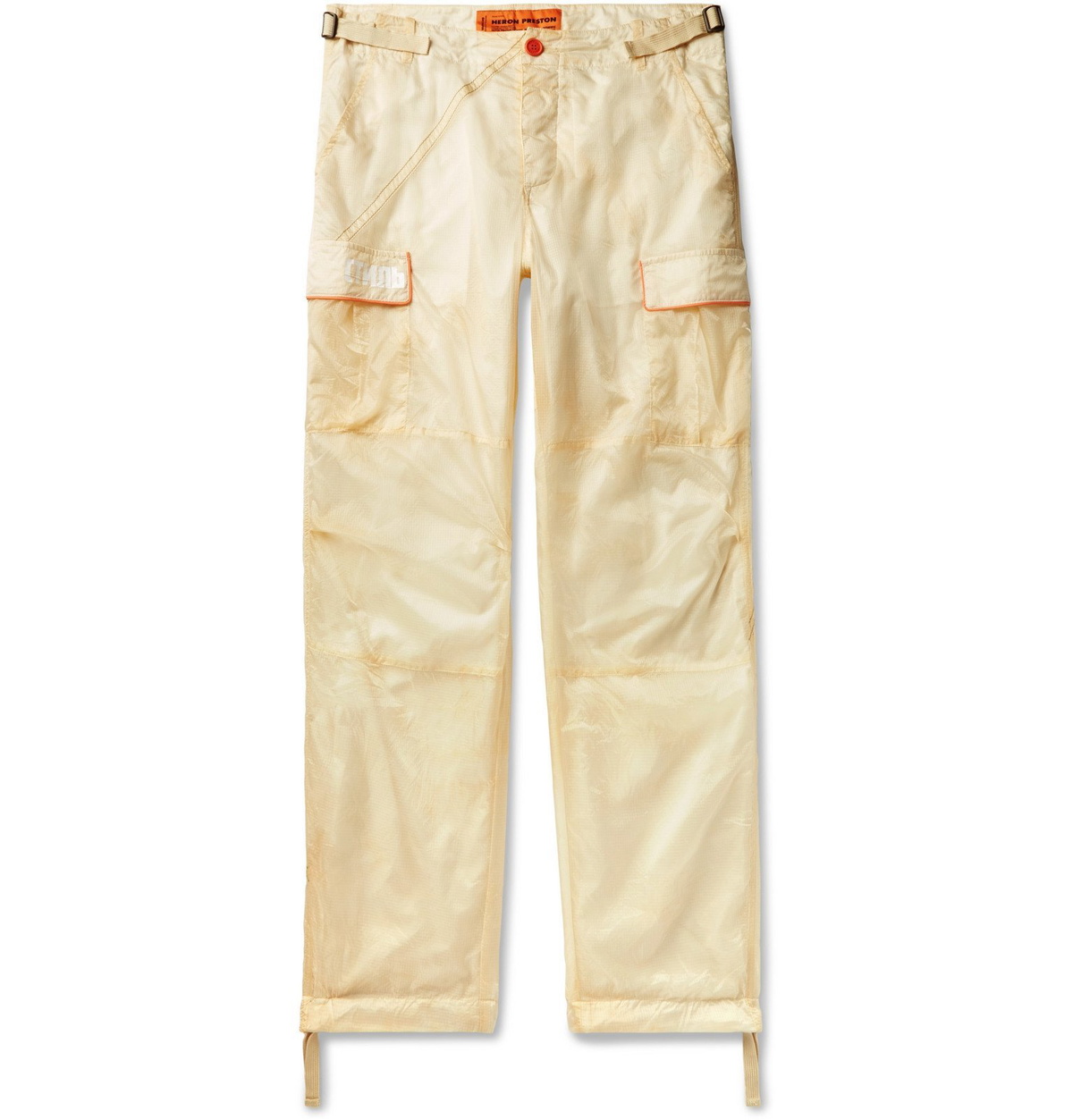 Heron Preston - Parachute Piped Ripstop Cargo Trousers - Neutrals