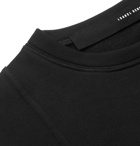 Isabel Benenato - Printed Loopback Cotton-Blend Jersey Sweatshirt - Black