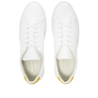 Common Projects Men's Retro Low Sneakers in White/Yellow