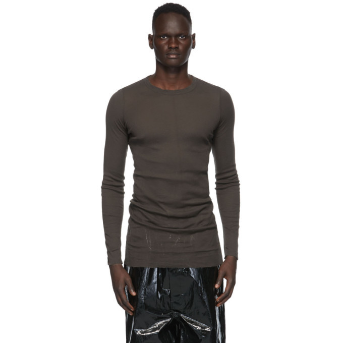 Photo: Rick Owens Brown Long Sleeve T-Shirt