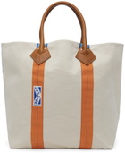 Haulier Off-White Medium Utility Tote