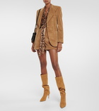 Aquazzura Matignon suede knee-high boots