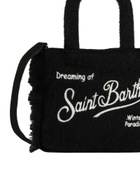 MC2 Saint Barth Wooly Mini Vanity Fringed Black Bag