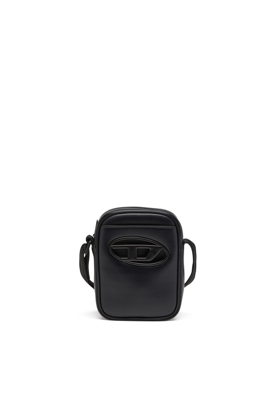 Photo: Diesel Holi-D-Crossbody bag in PU and neoprene - Crossbody Bags Mens in Black