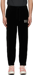 WACKO MARIA Black Velvet 'Guilty Parties' Lounge Pants