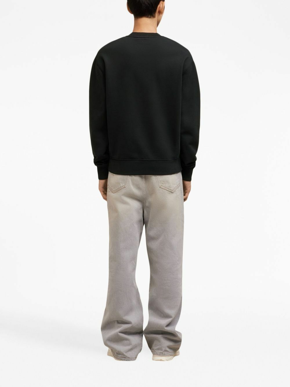 AMI Paris Black Ami De Coeur Cotton Sweatshirt