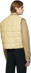 Bottega Veneta Yellow Padded Gilet Vest